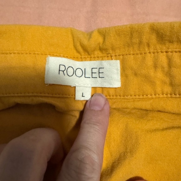 Roolee Mustard Button-Up Top - Picture 2 of 5